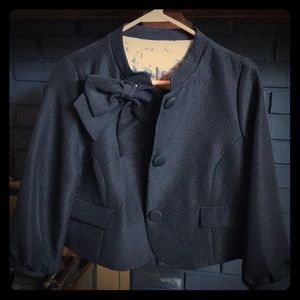 Erin Fetherston Black cropped jacket